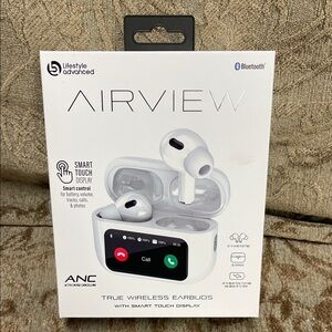 Lifestyle Advanced Airview True Wireless Earbuds NWT